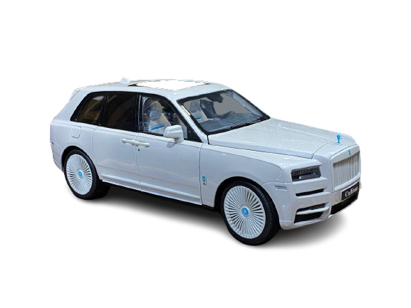 1/18 Diecast Miniature Rolls Royce Cullinan White Model Car – dturman.com