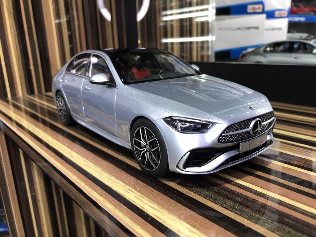 1/18 Diecast Mercedes-Benz C-Class Silver Norev Scale Model Car –  dturman.com