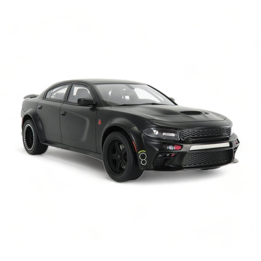 1/18 Diecast Dodge Charger SRT Hellcat Wide Body Black GT Spirit Model Car