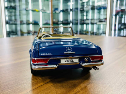 1/18 Diecast Norev Mercedes-Benz 230 SL 1963 Blue