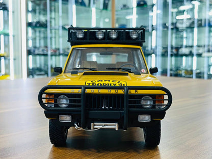 1/18 Diecast Land Rover Range Rover "Camel Trophy Sumatra 1981" Yellow Almost Real Scale Model Car