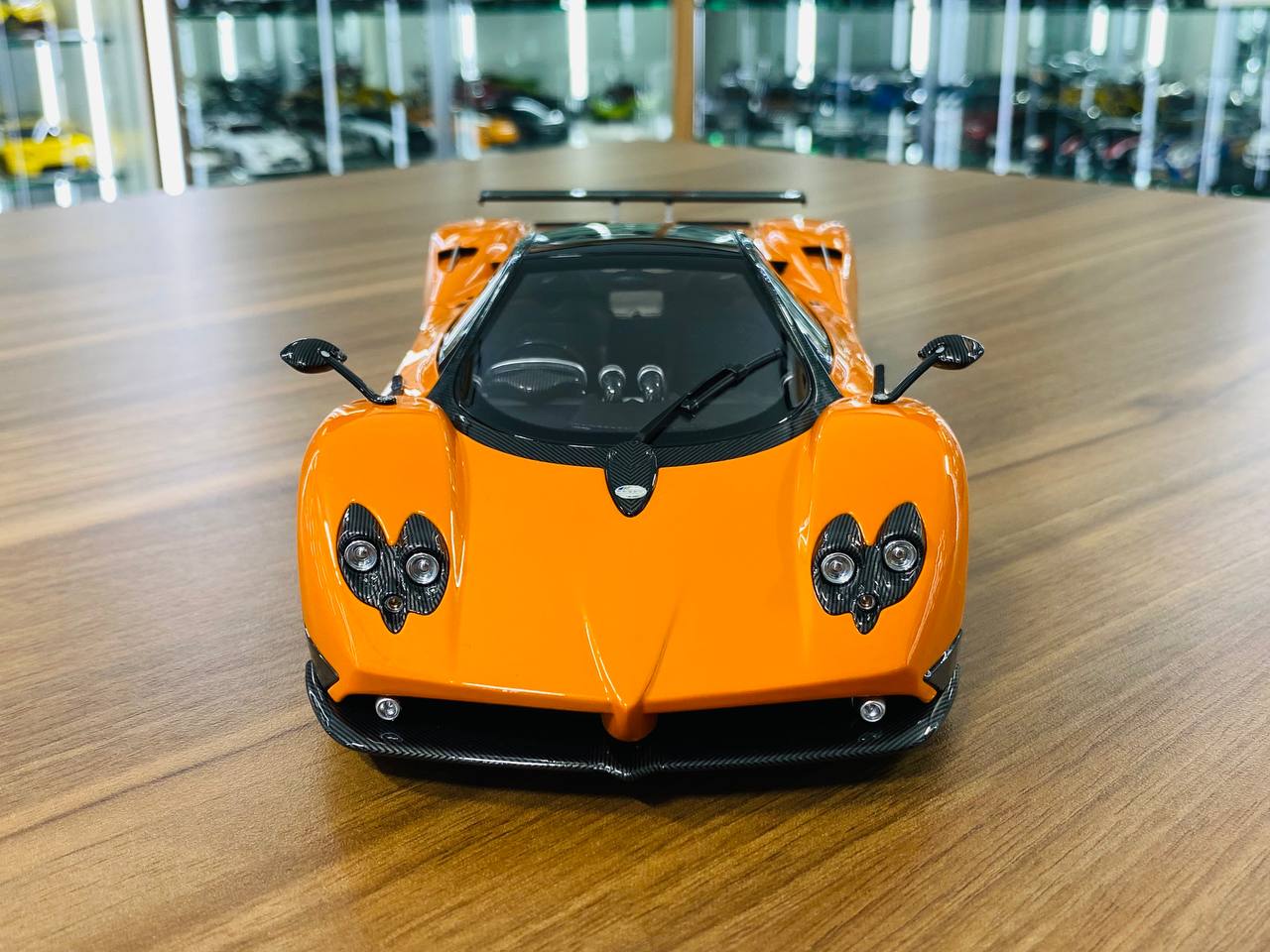 1/18 Diecast Model Almost Real Pagani Zonda F - Orange (Full Opening)