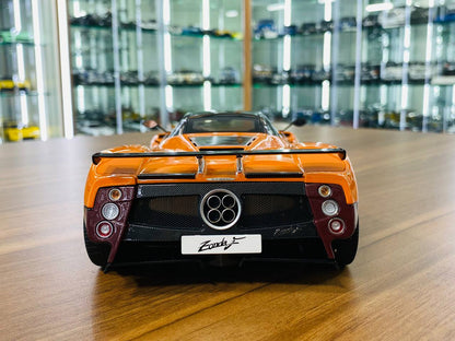 1/18 Diecast Model Almost Real Pagani Zonda F - Orange (Full Opening)