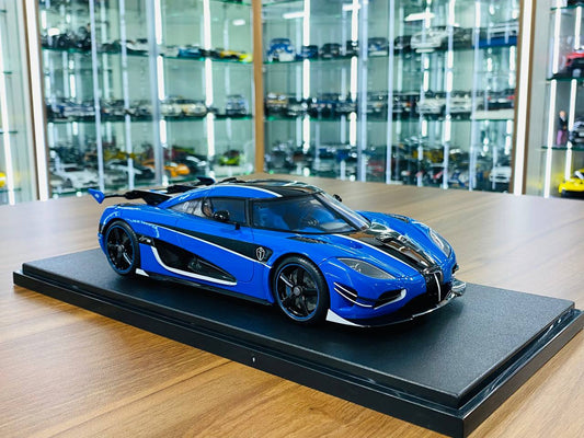 1/18 Resin Model GT Spirit Koenigsegg Agera RS - Blue/Black