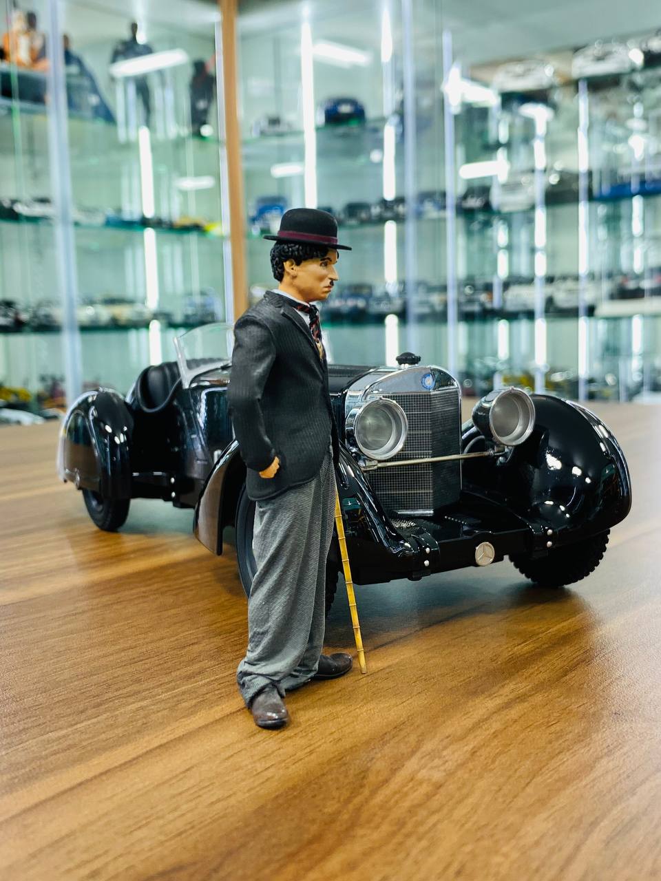 1/18 Scale Figure (Hand Made / Painted)  Charlie Chaplin