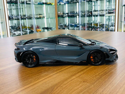 HDP McLaren 765 LT - 1/18 Diecast, Ceramic Grey, Limited to 600 Pieces