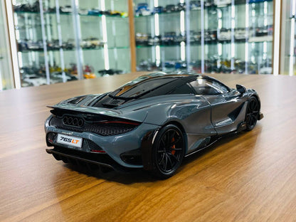 HDP McLaren 765 LT - 1/18 Diecast, Ceramic Grey, Limited to 600 Pieces