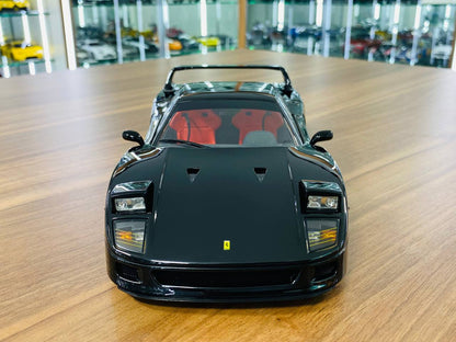 Kyosho Ferrari F40 - 1/18 Diecast, Full Opening, Limited Edition, Black