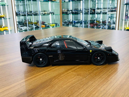 Kyosho Ferrari F40 - 1/18 Diecast, Full Opening, Limited Edition, Black