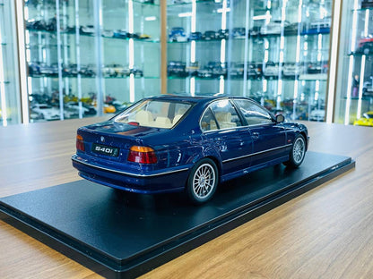 1/18 Diecast KK Scale BMW 540i E39 Sedan blue