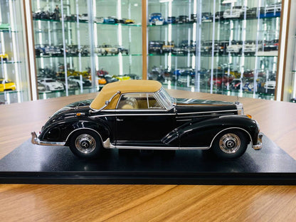 1/18 Diecast KK Scale Mercedes 300 SC Cabriolet 1965 Black