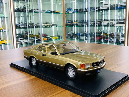 1/18 Diecast KK Scale Mercedes Benz 500 SEC ( C126 ) Gold