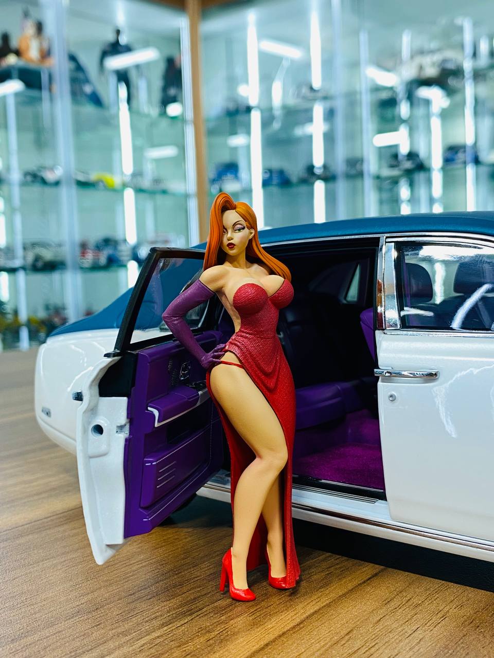 1/18 Scale Figure (Hand Made / Painted) Jessica Rabbit