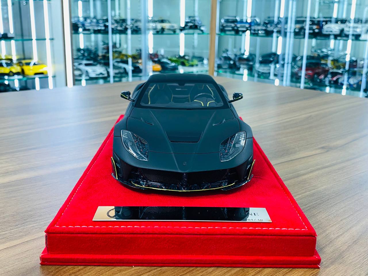 Timothy & Pierre Ferrari 812 Stallone Mansory - 1/18 Resin Model, Semi-Gloss Black, Limited to 10 Pieces