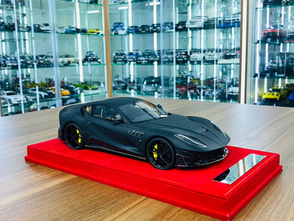 Timothy & Pierre Ferrari 812 Stallone Mansory - 1/18 Resin Model, Semi-Gloss Black, Limited to 10 Pieces