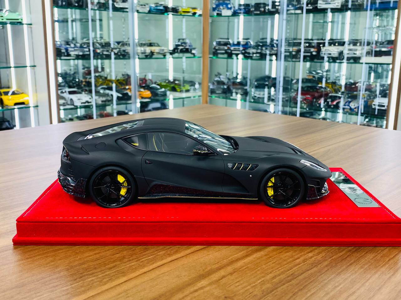 Timothy & Pierre Ferrari 812 Stallone Mansory - 1/18 Resin Model, Semi-Gloss Black, Limited to 10 Pieces