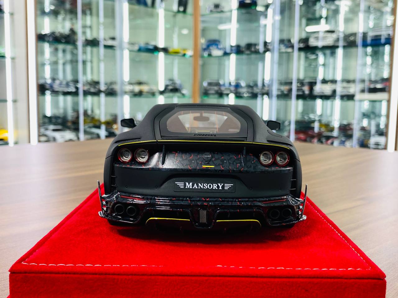 Timothy & Pierre Ferrari 812 Stallone Mansory - 1/18 Resin Model, Semi-Gloss Black, Limited to 10 Pieces