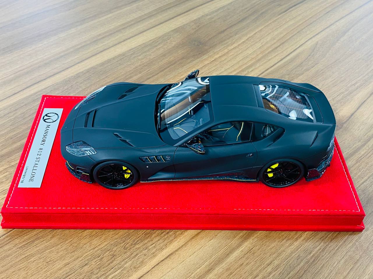 Timothy & Pierre Ferrari 812 Stallone Mansory - 1/18 Resin Model, Semi-Gloss Black, Limited to 10 Pieces