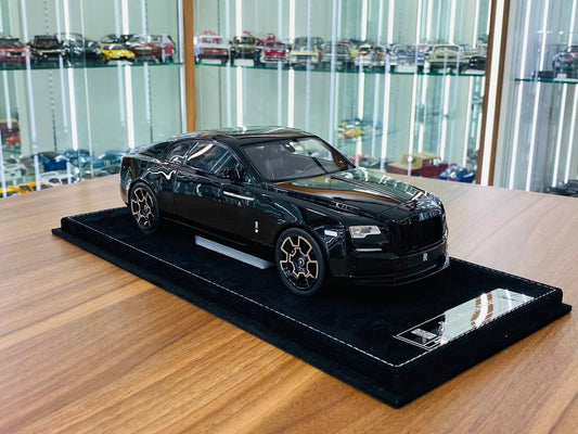 H&H Rolls Royce Wraith Resin Model - Black | 1/18 Scale