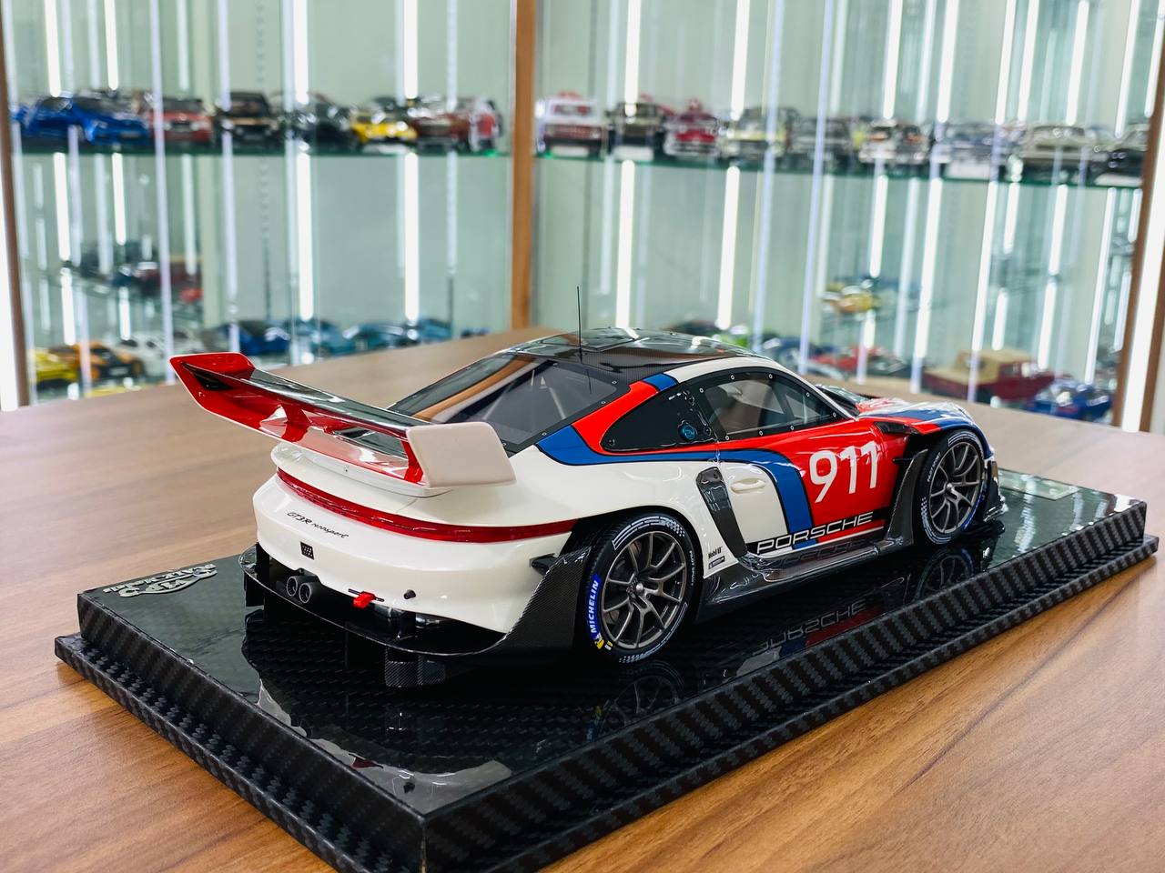 VIP Model Porsche GT3R Rennsport Resin Model - Rennsport Reunion Decal | 1/18 Scale