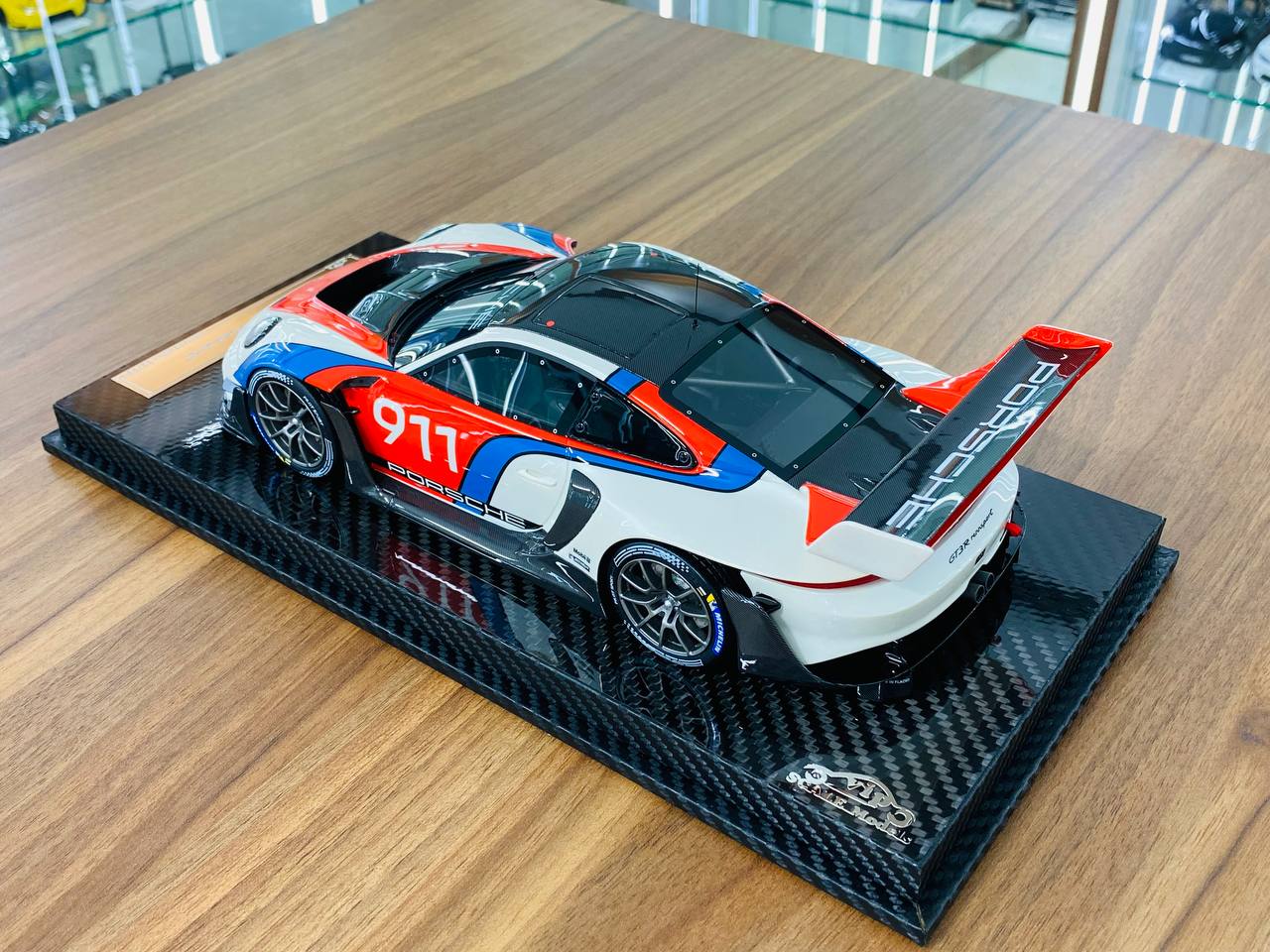 VIP Model Porsche GT3R Rennsport Resin Model - Rennsport Reunion Decal | 1/18 Scale