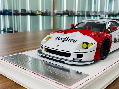 Davis & Giovanni Ferrari F40 Compattizione Resin Model - Marlboro | 1/18