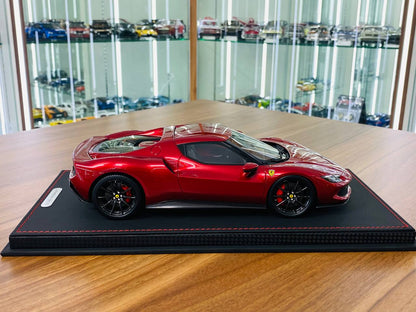 BBR Ferrari 296 GTB Resin Model - Rosso Imola | 1/18 Scale, Limited Edition