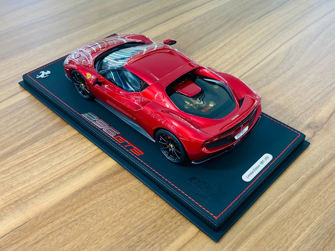 BBR Ferrari 296 GTB Resin Model - Rosso Imola | 1/18 Scale, Limited Edition