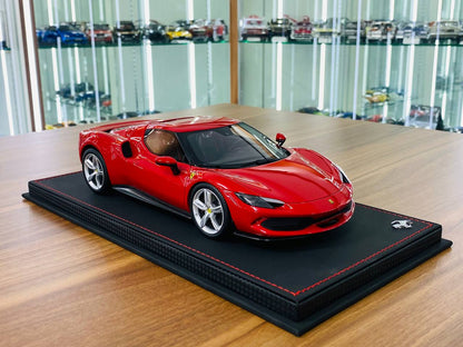 BBR Ferrari 296 GTB Resin Model - Rosso Corsa 322 | 1/18 Scale, Limited Edition