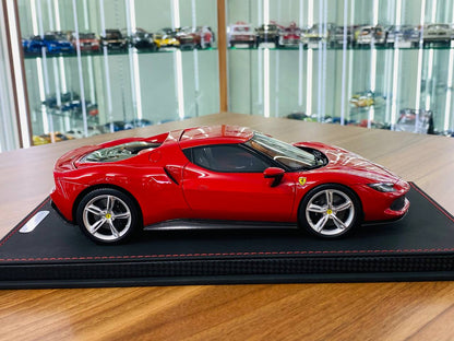 BBR Ferrari 296 GTB Resin Model - Rosso Corsa 322 | 1/18 Scale, Limited Edition