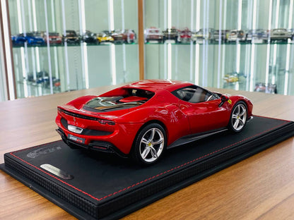 BBR Ferrari 296 GTB Resin Model - Rosso Corsa 322 | 1/18 Scale, Limited Edition