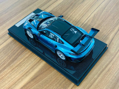 1/18 Resin - Timothy & Pierre Porsche 911 GT3 RS Weissach Package, Ipariema Blue Metallic, Limited Edition