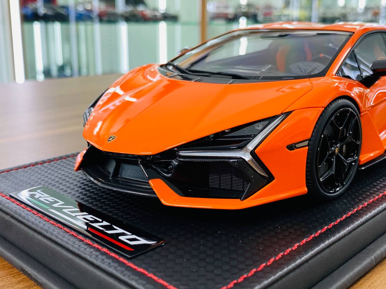 1/18 Resin - MR Collection Lamborghini Revuelto in Arancio Apodis Orange, Limited Edition