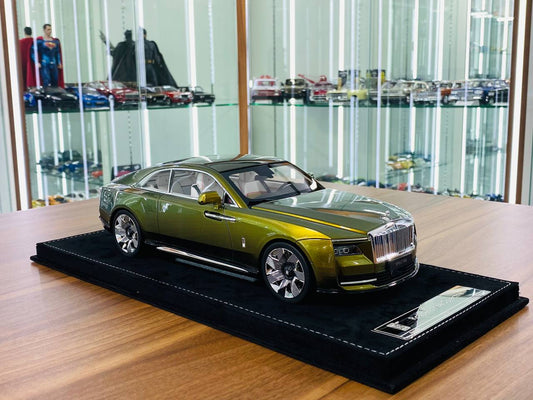 1/18 Resin Model - H&H Rolls Royce Spectre in Chartreuse, Limited to 50 Pieces