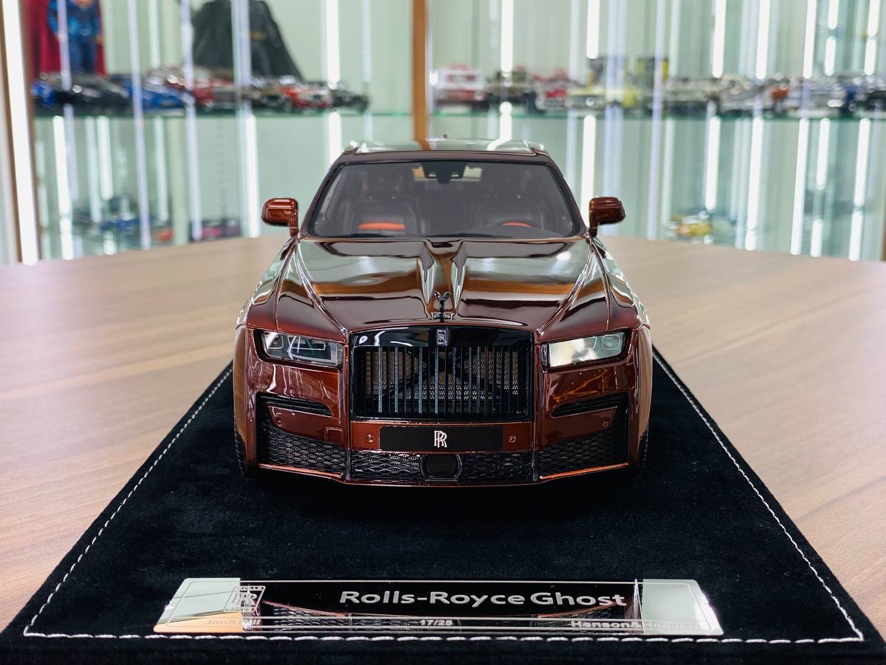 1/18 Resin Model - H&H Rolls Royce Ghost Black Badge in Brown, Limited to 25 Pieces