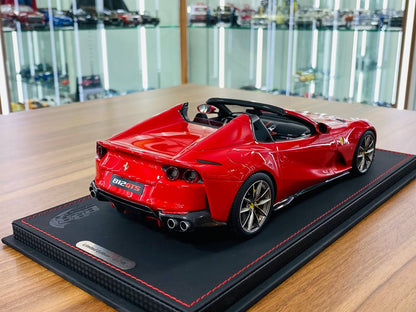 1/18 Resin Model - BBR Ferrari 812 GTS (2019) in Rosso Corsa 322, Limited to 48 Pieces