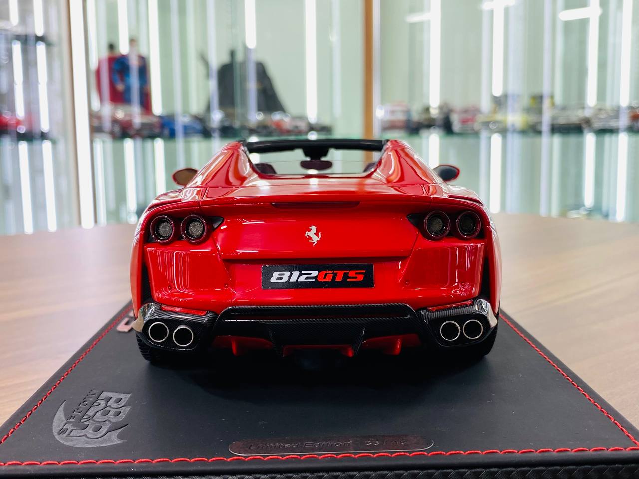 1/18 Resin Model - BBR Ferrari 812 GTS (2019) in Rosso Corsa 322, Limited to 48 Pieces