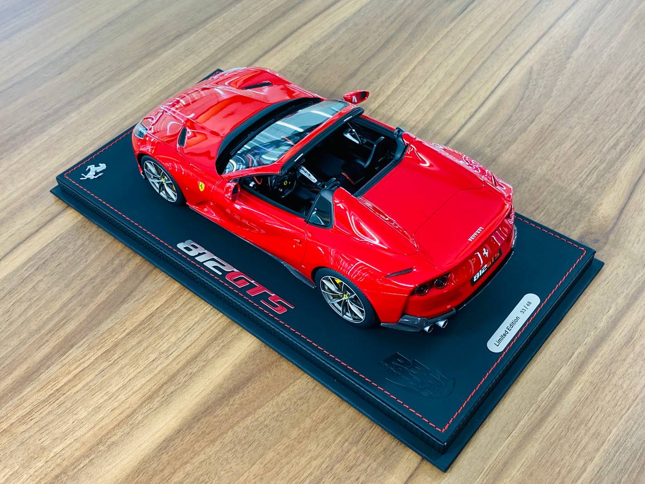 1/18 Resin Model - BBR Ferrari 812 GTS (2019) in Rosso Corsa 322, Limited to 48 Pieces