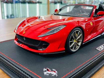 1/18 Resin Model - BBR Ferrari 812 GTS (2019) in Rosso Corsa 322, Limited to 48 Pieces