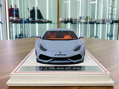 1/18 Resin - Davis & Giovanni Lamborghini Huracan Duck Tail in Grey, Limited to 1 Piece