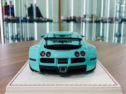 1/18 Resin - Davis & Giovanni Bugatti Vincero Mansory in Tiffany Blue, 01/01 Limited Edition