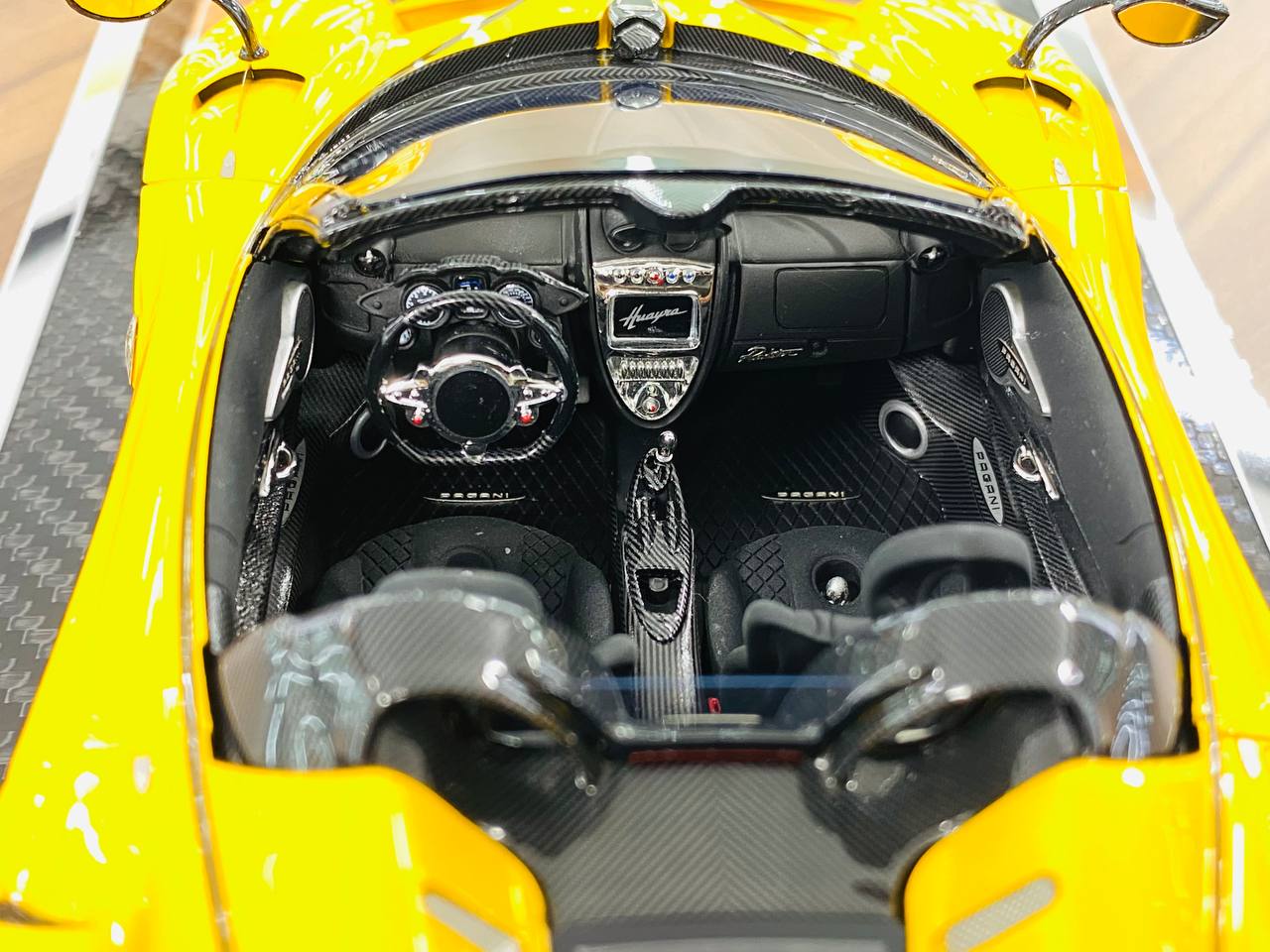 1/18 Resin Model - YY Model Pagani Huayra R BC in Yellow, Limited to 20 Pieces