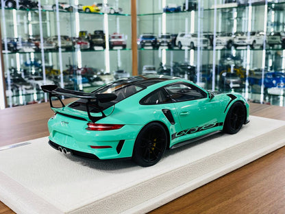 1/18 Resin Make Up Limited Edition Porsche 911 GT3 RS (2018) in Mint Green