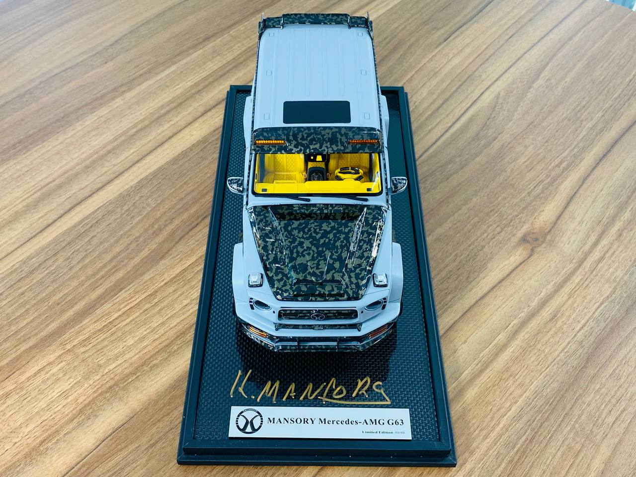 1/18 Resin Timothy & Pierre Limited Edition Mercedes-AMG 63 Mansory Signed by Kourosh MANSORY