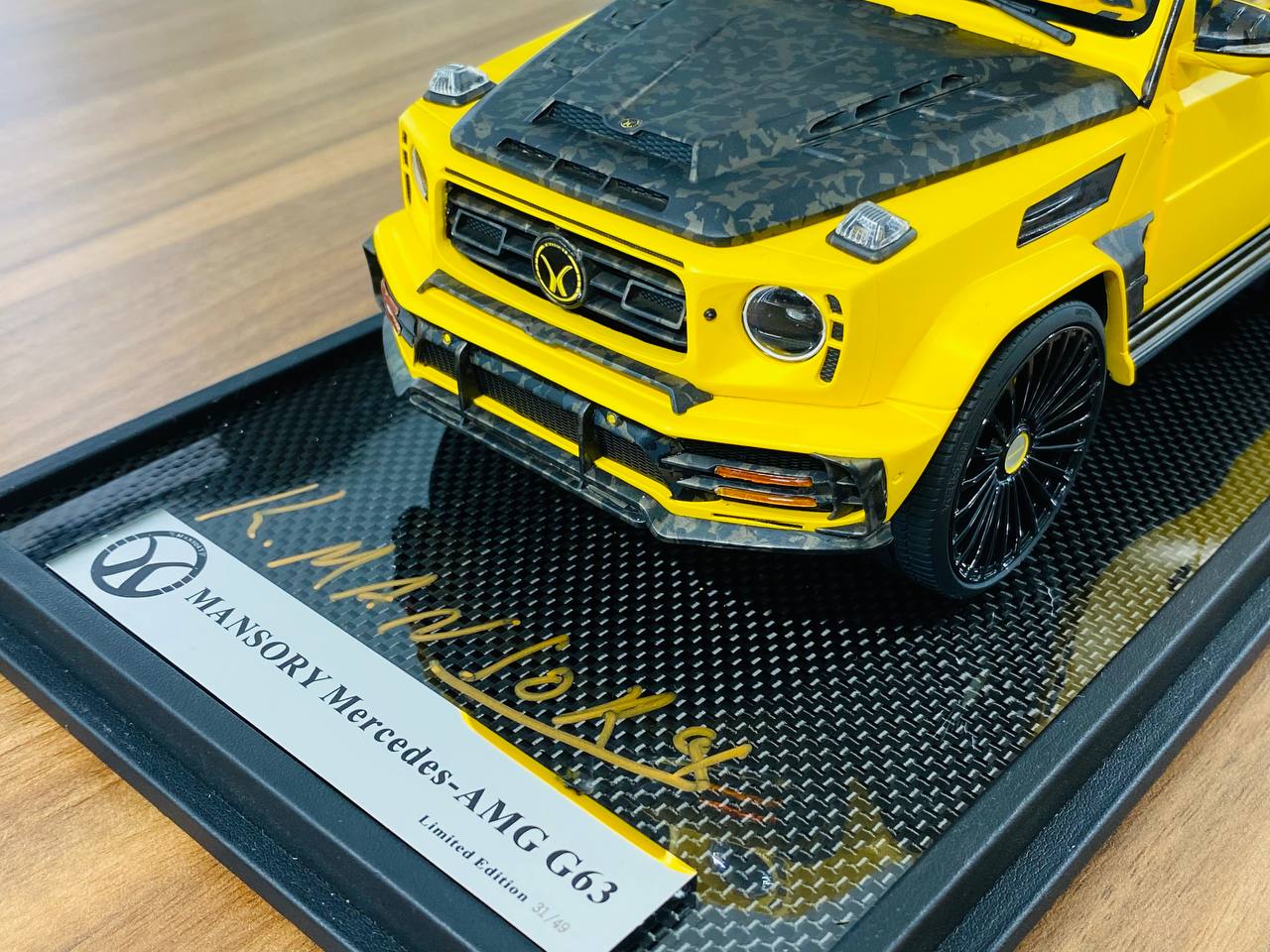 1/18 Resin Timothy & Pierre Limited Edition Mercedes-AMG 63 Mansory Signed by Kourosh MANSORY