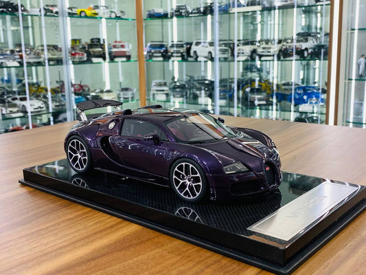 1/18 Resin Model - H&H Bugatti Veyron in Purple Carbon, Limited to 10 Pieces