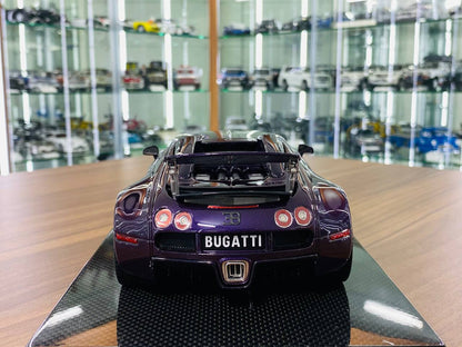 1/18 Resin Model - H&H Bugatti Veyron in Purple Carbon, Limited to 10 Pieces