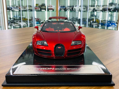 1/18 Resin - H&H Bugatti Veyron Grand Sport Vitesse 16.4 in Pearl Red, Limited to 10 Pcs