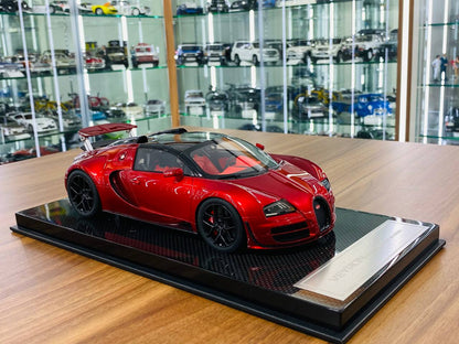 1/18 Resin - H&H Bugatti Veyron Grand Sport Vitesse 16.4 in Pearl Red, Limited to 10 Pcs