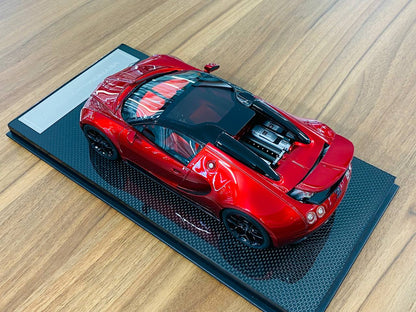 1/18 Resin - H&H Bugatti Veyron Grand Sport Vitesse 16.4 in Pearl Red, Limited to 10 Pcs